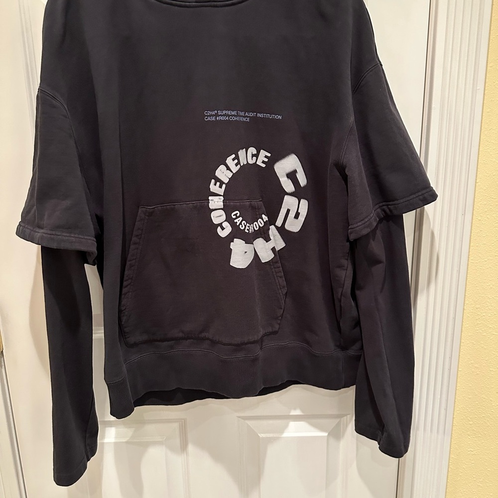 Casey Rodger Black Graphic Sweatshirt